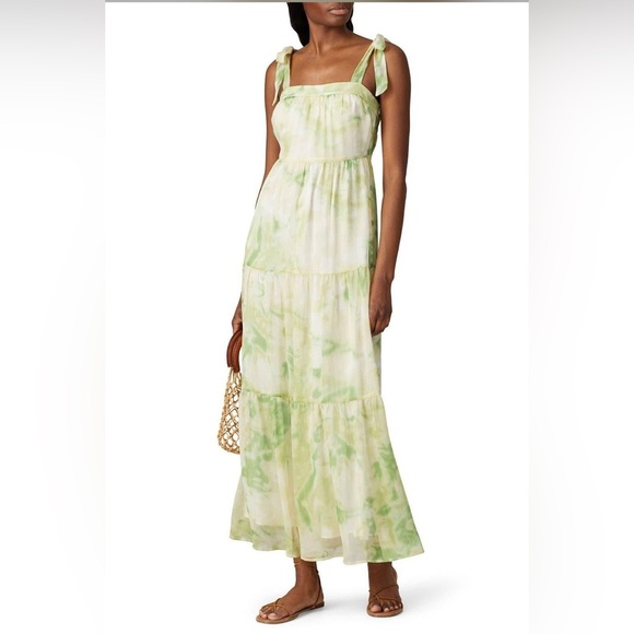Line + Dot Palm Maxi Summer Dress – Size Medium – Gorgeous & Effortless! - Picture 1 of 8